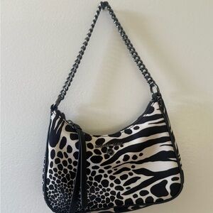 Michael Kors Zebra Print Shoulder Bag